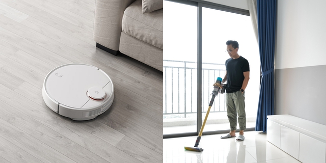 Tết này sắm thêm robot hay máy hút bụi cầm tay để dọn nhà đỡ mệt?- Ảnh 1.