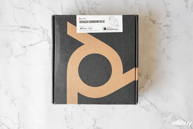 Trên tay Poly Voyager Surround 80 UC: HP làm tai nghe chống ồn thì sẽ như thế nào?- Ảnh 2. Trên tay Poly Voyager Surround 80 UC: HP làm tai nghe chống ồn thì sẽ như thế nào?- Ảnh 2.
