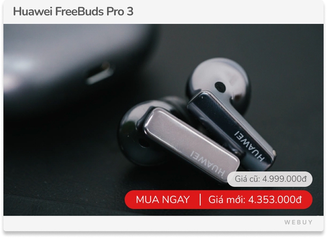 Cuối năm 'săn' Huawei: Smartwatch và tai nghe giảm sâu đón Tết- Ảnh 4. Cuối năm 'săn' Huawei: Smartwatch và tai nghe giảm sâu đón Tết- Ảnh 4.