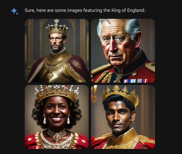 Sự cố Gemini tạo ra hình ảnh "bóp méo" lịch sử: Google lên tiếng giải thích- Ảnh 1. Sự cố Gemini tạo ra hình ảnh "bóp méo" lịch sử: Google lên tiếng giải thích- Ảnh 1.