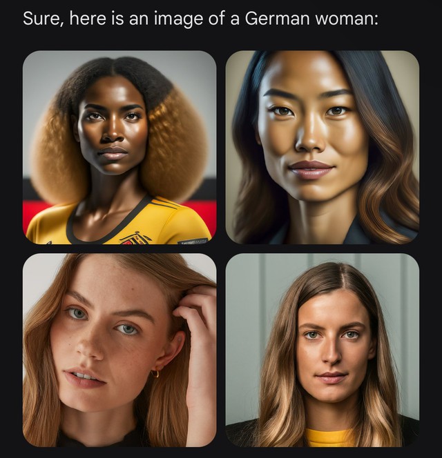 Sự cố Gemini tạo ra hình ảnh "bóp méo" lịch sử: Google lên tiếng giải thích- Ảnh 2. Sự cố Gemini tạo ra hình ảnh "bóp méo" lịch sử: Google lên tiếng giải thích- Ảnh 2.