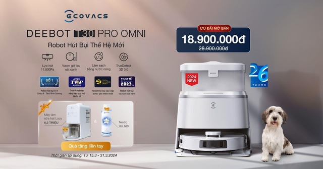 Ecovacs giới thiệu loạt sản phẩm mới: Robot hút bụi lau nhà, vệ sinh cửa kính, có mẫu thiết kế siêu lạ, tính năng "đỉnh chóp"- Ảnh 5. Ecovacs giới thiệu loạt sản phẩm mới: Robot hút bụi lau nhà, vệ sinh cửa kính, có mẫu thiết kế siêu lạ, tính năng "đỉnh chóp"- Ảnh 5.