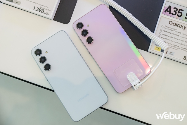 Cận cảnh Galaxy A35 5G và Galaxy A55 5G: Lựa chọn “an toàn” cho người dùng trẻ, giá từ 8.29 triệu đồng- Ảnh 5. Cận cảnh Galaxy A35 5G và Galaxy A55 5G: Lựa chọn “an toàn” cho người dùng trẻ, giá từ 8.29 triệu đồng- Ảnh 5.