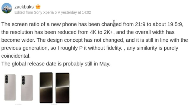Xperia 1 VI lộ thông số "mất chất": Sony fan liệu có thất vọng?- Ảnh 1. Xperia 1 VI lộ thông số "mất chất": Sony fan liệu có thất vọng?- Ảnh 1.