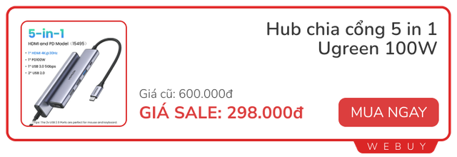 Hàng quốc tế đã rẻ nay còn rẻ hơn: Điện thoại Xiaomi, phụ kiện Baseus, Ugreen giảm đến hơn 50%- Ảnh 4. Hàng quốc tế đã rẻ nay còn rẻ hơn: Điện thoại Xiaomi, phụ kiện Baseus, Ugreen giảm đến hơn 50%- Ảnh 4.