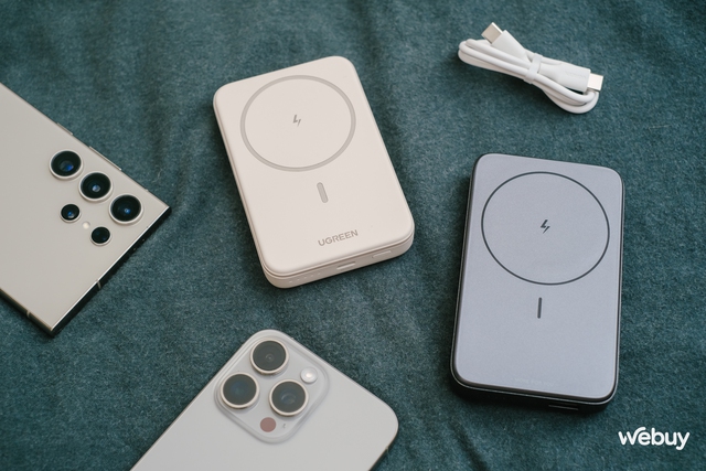 Săn sale sạc dự phòng "ngon, bổ, rẻ": Thiết kế thời trang, dung lượng 10.000mAh, sạc nhanh 20W- Ảnh 2. Săn sale sạc dự phòng "ngon, bổ, rẻ": Thiết kế thời trang, dung lượng 10.000mAh, sạc nhanh 20W- Ảnh 2.