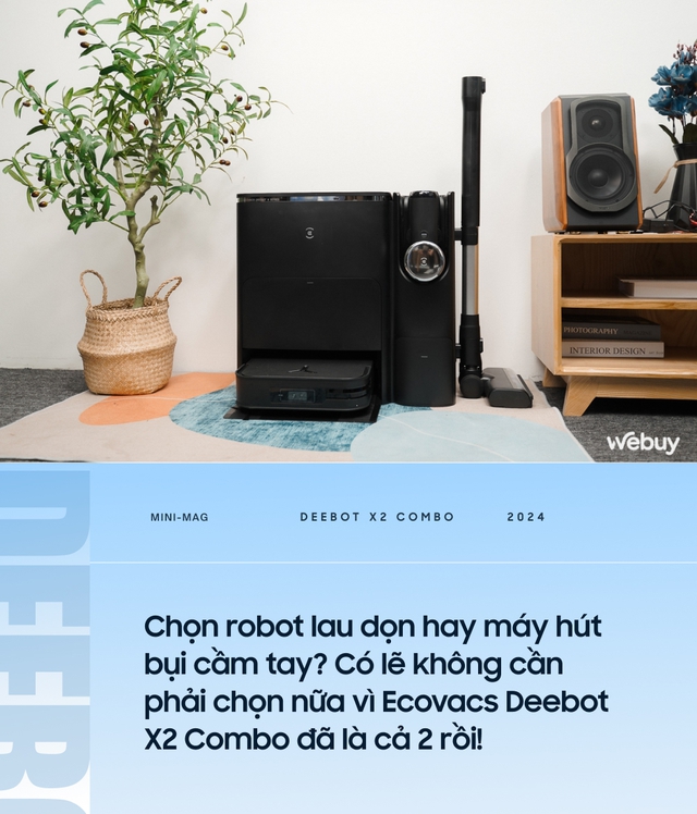 Trải nghiệm robot dọn dẹp Ecovacs Deebot X2 Combo: Mua 1 được 2- Ảnh 1. Trải nghiệm robot dọn dẹp Ecovacs Deebot X2 Combo: Mua 1 được 2- Ảnh 1.