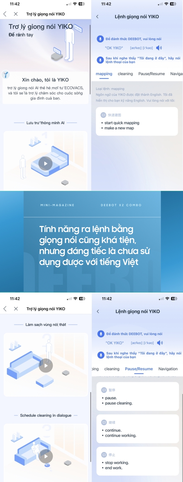 Trải nghiệm robot dọn dẹp Ecovacs Deebot X2 Combo: Mua 1 được 2- Ảnh 8. Trải nghiệm robot dọn dẹp Ecovacs Deebot X2 Combo: Mua 1 được 2- Ảnh 8.