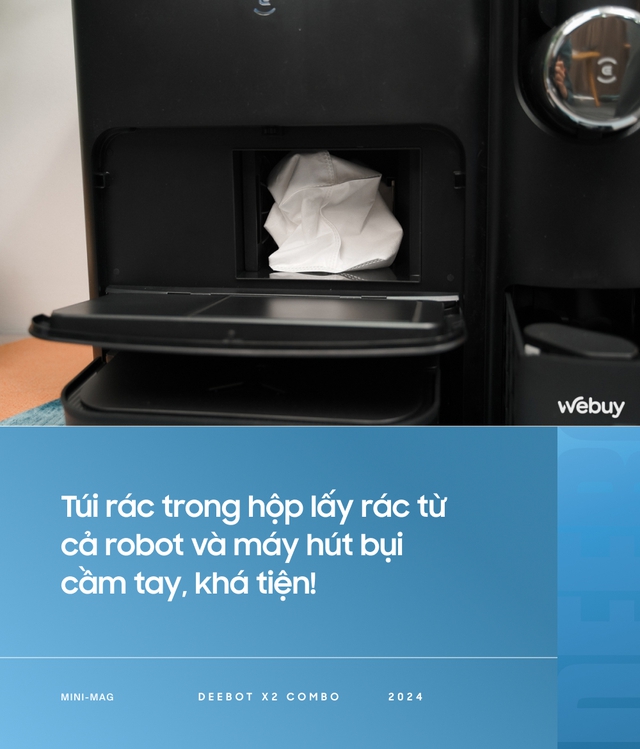 Trải nghiệm robot dọn dẹp Ecovacs Deebot X2 Combo: Mua 1 được 2- Ảnh 11. Trải nghiệm robot dọn dẹp Ecovacs Deebot X2 Combo: Mua 1 được 2- Ảnh 11.