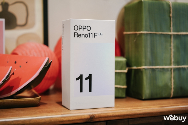 Đập hộp OPPO Reno11 F 5G: Mặt lưng 'lượn sóng', cấu hình ngang ngửa Reno11 5G- Ảnh 2. Đập hộp OPPO Reno11 F 5G: Mặt lưng 'lượn sóng', cấu hình ngang ngửa Reno11 5G- Ảnh 2.