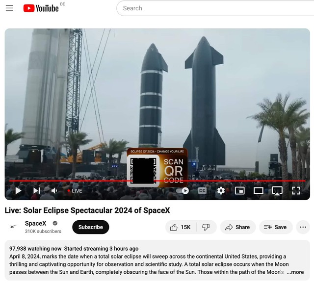 Không chỉ Độ Mixi, hàng loạt kênh YouTube cũng bị hack thành "SpaceX" trong ngày nhật thực- Ảnh 1. Không chỉ Độ Mixi, hàng loạt kênh YouTube cũng bị hack thành "SpaceX" trong ngày nhật thực- Ảnh 1.