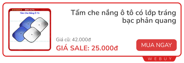 3 món đồ tránh nóng cần sắm cho ô tô, giúp xe giảm nhiệt nhanh khi trời nắng gắt- Ảnh 7.