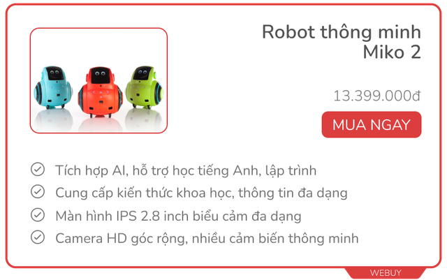 AI robot này dùng iPhone làm khuôn mặt, biết cáu giận, trò chuyện bằng ChatGPT, giá từ hơn 3 triệu nếu mua sớm- Ảnh 12.