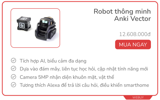 AI robot này dùng iPhone làm khuôn mặt, biết cáu giận, trò chuyện bằng ChatGPT, giá từ hơn 3 triệu nếu mua sớm- Ảnh 11.