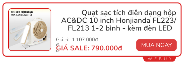 Đèn và Quạt tích điện giá rẻ từ 40.000 đồng, tranh thủ mua luôn trước khi tăng giá- Ảnh 5.