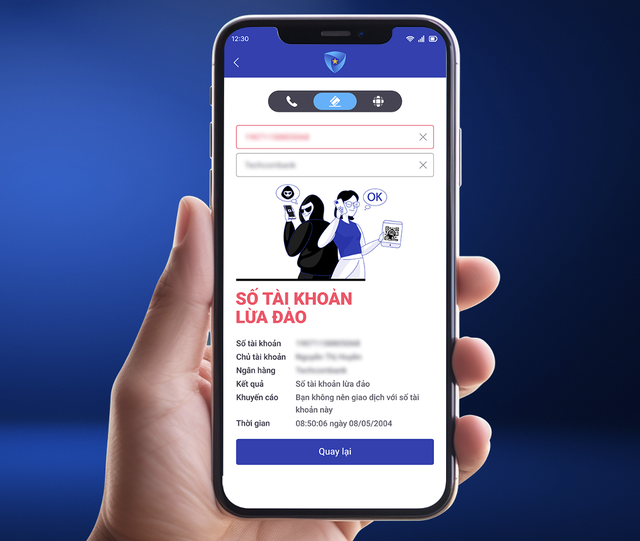 Ra mắt phần mềm "Chống lừa đảo" cho người dân: Phát hiện số điện thoại, tài khoản ngân hàng, website, QR code, ứng dụng lừa đảo- Ảnh 2. Ra mắt phần mềm "Chống lừa đảo" cho người dân: Phát hiện số điện thoại, tài khoản ngân hàng, website, QR code, ứng dụng lừa đảo- Ảnh 2.