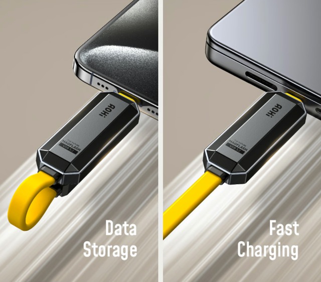 Cáp sạc nhanh 240W kiêm ổ cứng siêu nhỏ xuất hiện trên Kickstarter, kêu gọi 1 tuần đã thu vốn gấp 12 lần mục tiêu- Ảnh 2. Cáp sạc nhanh 240W kiêm ổ cứng siêu nhỏ xuất hiện trên Kickstarter, kêu gọi 1 tuần đã thu vốn gấp 12 lần mục tiêu- Ảnh 2.