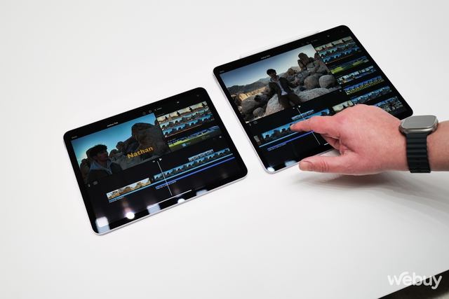 Trực tiếp ngắm nhìn iPad Air 2024: 2 kích thước để lựa chọn, dùng được bút Apple Pencil Pro- Ảnh 1. Trực tiếp ngắm nhìn iPad Air 2024: 2 kích thước để lựa chọn, dùng được bút Apple Pencil Pro- Ảnh 1.