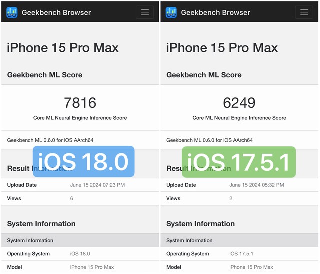 Hiệu năng iPhone 15 Pro Max tăng tới 25% sau khi nâng cấp iOS 18- Ảnh 1. Hiệu năng iPhone 15 Pro Max tăng tới 25% sau khi nâng cấp iOS 18- Ảnh 1.