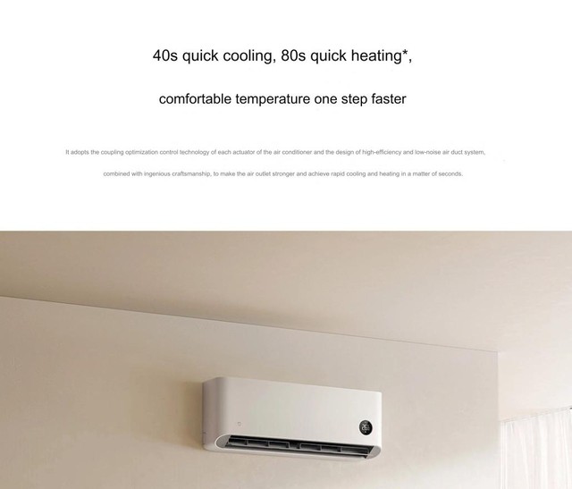 XIaomi ra mắt điều hòa 27.000 BTU: Tiết kiệm tới 578 số điện mỗi năm, làm lạnh trong 40 giây, giá 15 triệu đồng- Ảnh 4. XIaomi ra mắt điều hòa 27.000 BTU: Tiết kiệm tới 578 số điện mỗi năm, làm lạnh trong 40 giây, giá 15 triệu đồng- Ảnh 4.