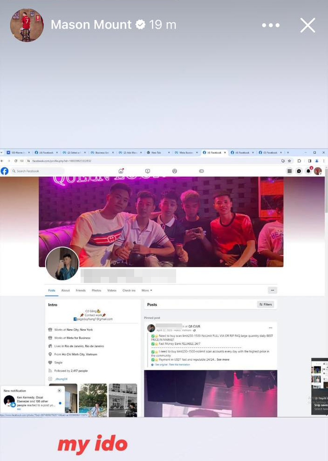 Sao Man United bị người Việt hack Facebook- Ảnh 2. Sao Man United bị người Việt hack Facebook- Ảnh 2.