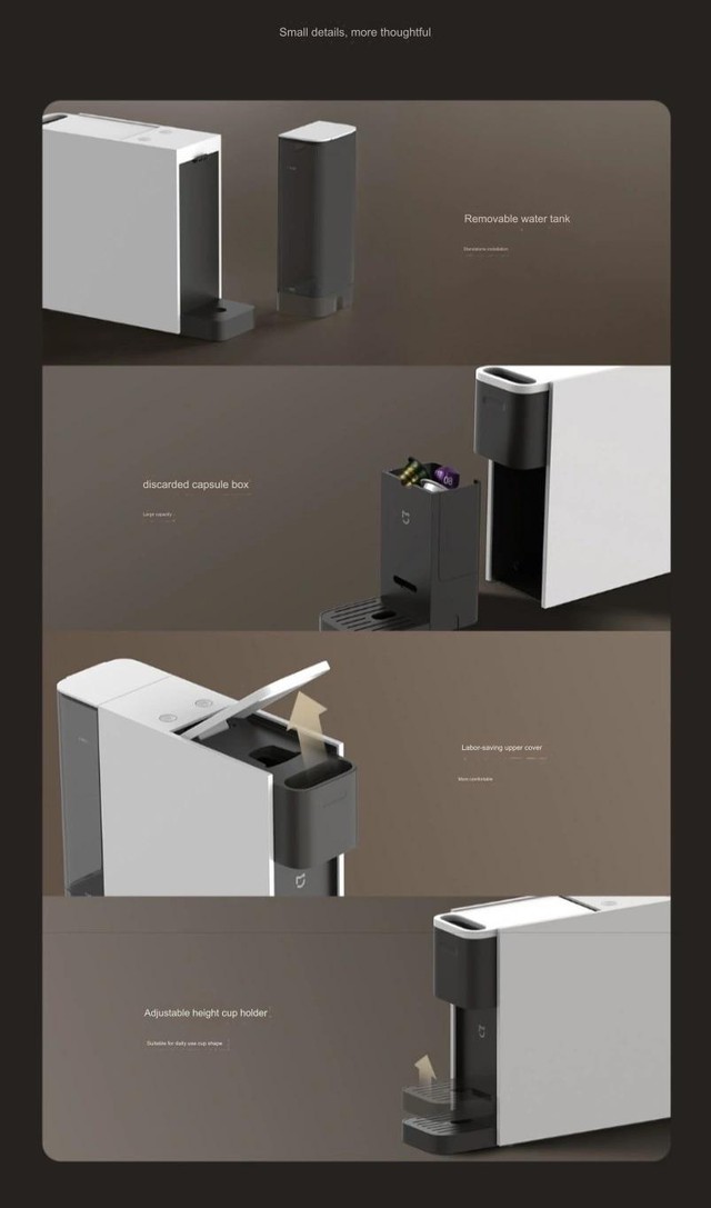 Xiaomi ra mắt máy pha cafe, giá 1.3 triệu đồng- Ảnh 5. Xiaomi ra mắt máy pha cafe, giá 1.3 triệu đồng- Ảnh 5.