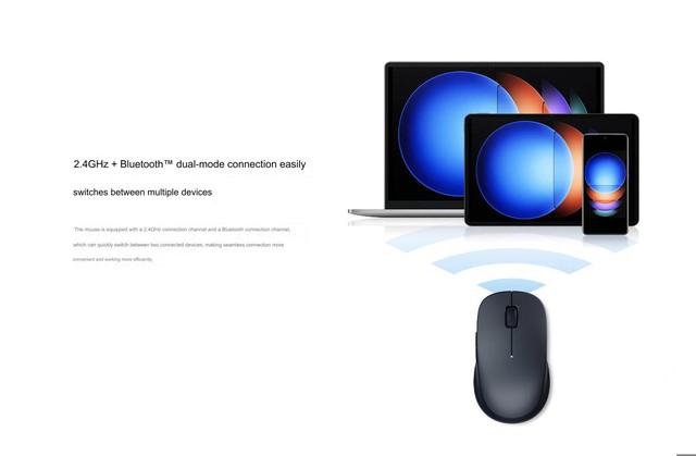 Xiaomi ra mắt chuột không dây: Hỗ trợ cả bluetooth lẫn 2.4Ghz, kết nối nhiều thiết bị cùng lúc, tích hợp nút bấm phụ, giá chỉ 242.000 đồng- Ảnh 3. Xiaomi ra mắt chuột không dây: Hỗ trợ cả bluetooth lẫn 2.4Ghz, kết nối nhiều thiết bị cùng lúc, tích hợp nút bấm phụ, giá chỉ 242.000 đồng- Ảnh 3.