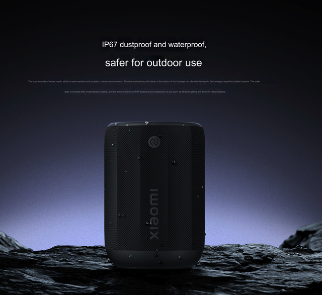 Xiaomi ra mắt loa bluetooth mới: Thiết kế nhỏ gọn, âm thanh 360 độ, kháng nước IP67, pin 11 giờ, giá 700.000 đồng- Ảnh 3. Xiaomi ra mắt loa bluetooth mới: Thiết kế nhỏ gọn, âm thanh 360 độ, kháng nước IP67, pin 11 giờ, giá 700.000 đồng- Ảnh 3.