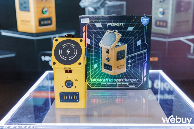 Ra mắt trạm sạc đa năng Aurora GaNUltra: Cấp điện cho mọi đồ chơi công nghệ, công suất đến 140W- Ảnh 1. Ra mắt trạm sạc đa năng Aurora GaNUltra: Cấp điện cho mọi đồ chơi công nghệ, công suất đến 140W- Ảnh 1.