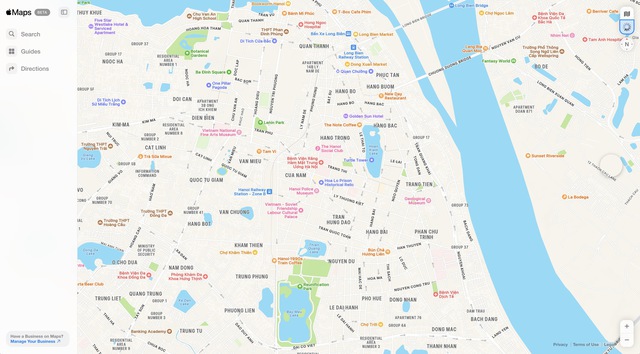 Apple ra mắt dịch vụ Apple Maps trên nền tảng web- Ảnh 1. Apple ra mắt dịch vụ Apple Maps trên nền tảng web- Ảnh 1.