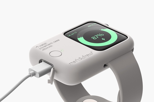 Sạc dự phòng đeo tay tăng gấp 3 lần pin cho Apple Watch: Trông như đồng hồ siêu nhân, giá trên Taobao khoảng 350.000đ- Ảnh 4. Sạc dự phòng đeo tay tăng gấp 3 lần pin cho Apple Watch: Trông như đồng hồ siêu nhân, giá trên Taobao khoảng 350.000đ- Ảnh 4.