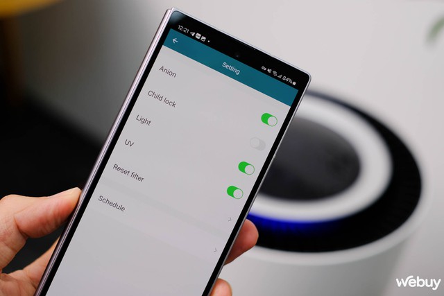 Trên tay Lumias Bulma Pro: Máy lọc không khí thiết kế 360 độ, màng lọc 3 lớp, khử trùng bằng tia UV- Ảnh 13. Trên tay Lumias Bulma Pro: Máy lọc không khí thiết kế 360 độ, màng lọc 3 lớp, khử trùng bằng tia UV- Ảnh 13.