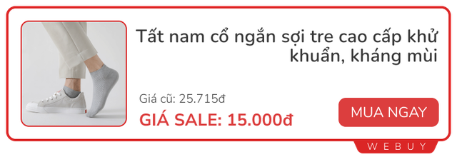 Cầm 25.000 đồng mua áo, quần chỉ 49.000 đồng, giày hơn trăm: Đồ cho nam sale rẻ hết nấc- Ảnh 7.