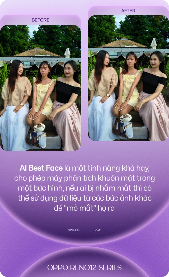 Đánh giá OPPO Reno12 Series: AI sẽ là thứ giúp bạn gắn bó với "dòng chảy bạc"- Ảnh 19. Đánh giá OPPO Reno12 Series: AI sẽ là thứ giúp bạn gắn bó với "dòng chảy bạc"- Ảnh 19.