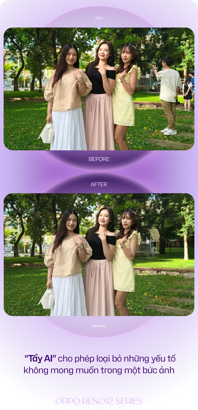 Đánh giá OPPO Reno12 Series: AI sẽ là thứ giúp bạn gắn bó với "dòng chảy bạc"- Ảnh 15. Đánh giá OPPO Reno12 Series: AI sẽ là thứ giúp bạn gắn bó với "dòng chảy bạc"- Ảnh 15.