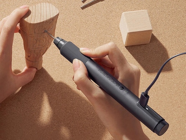 Xiaomi ra mắt máy khắc/mài/khoan mini: Động cơ tới 22.000 vòng/phút, pin 1 giờ, giá 626.000 đồng- Ảnh 3. Xiaomi ra mắt máy khắc/mài/khoan mini: Động cơ tới 22.000 vòng/phút, pin 1 giờ, giá 626.000 đồng- Ảnh 3.