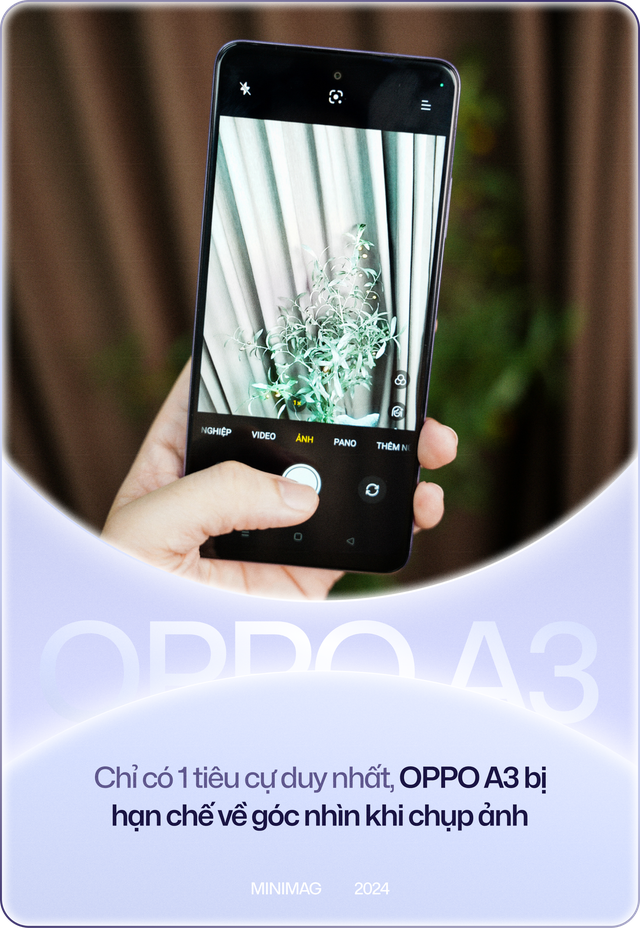 Đánh giá OPPO A3 - smartphone siêu bền, giá siêu "hời" nhưng vẫn có sạc nhanh 45W, thiết kế đẹp- Ảnh 12. Đánh giá OPPO A3 - smartphone siêu bền, giá siêu "hời" nhưng vẫn có sạc nhanh 45W, thiết kế đẹp- Ảnh 12.