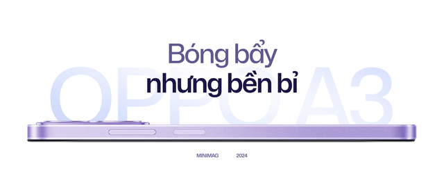 Đánh giá OPPO A3 - smartphone siêu bền, giá siêu "hời" nhưng vẫn có sạc nhanh 45W, thiết kế đẹp- Ảnh 2. Đánh giá OPPO A3 - smartphone siêu bền, giá siêu "hời" nhưng vẫn có sạc nhanh 45W, thiết kế đẹp- Ảnh 2.