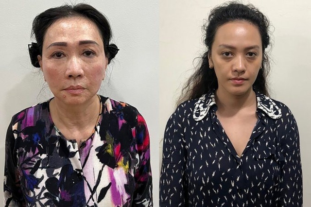 Bị can Trương Mỹ Lan và Trương Huệ Vân - Ảnh: VOV Bị can Trương Mỹ Lan và Trương Huệ Vân - Ảnh: VOV