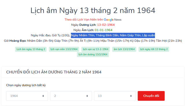 Lịch dương năm 2024 giống hệt 1996, vậy lịch âm năm Giáp Thìn 2024 "giống hệt" năm nào?- Ảnh 5.