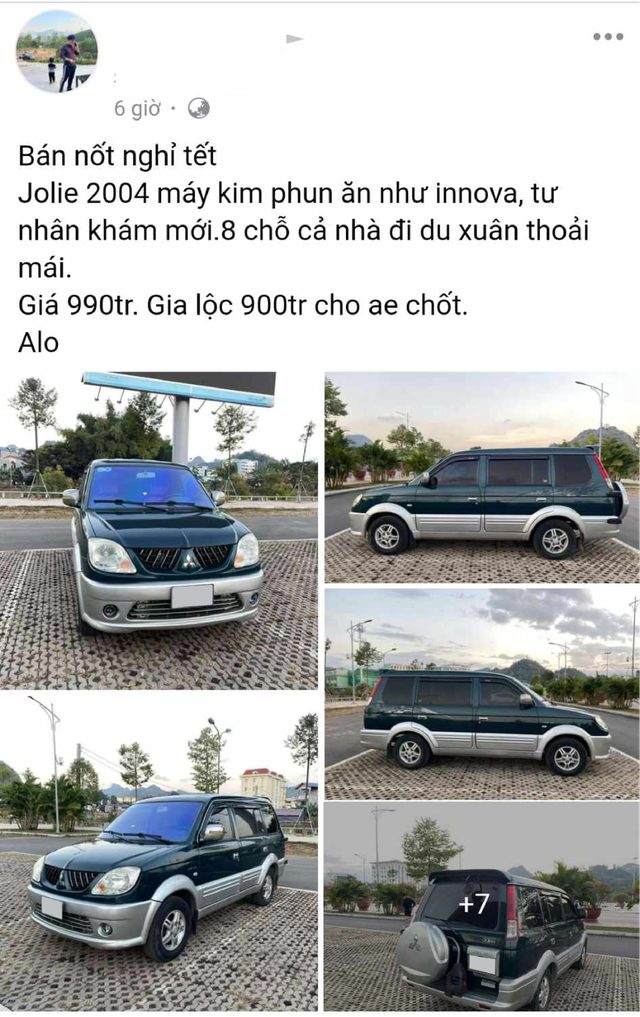 Mitsubishi Jolie 30 tuổi rao bán giá khó tin, dân mạng: 