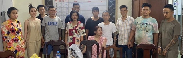 Các đối tượng bị bắt giữ - Ảnh: CAND Các đối tượng bị bắt giữ - Ảnh: CAND