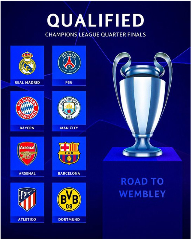 Tứ kết Champions League 2023/24: Hai trận kinh điển, Real - Man City - PSG - Barca gặp khó!- Ảnh 5. Tứ kết Champions League 2023/24: Hai trận kinh điển, Real - Man City - PSG - Barca gặp khó!- Ảnh 5.