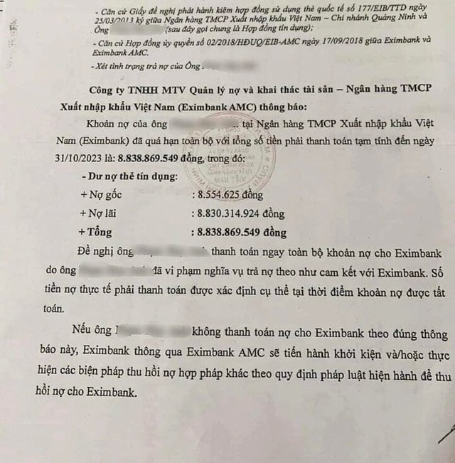 Không trả nợ thẻ tín dụng có thể bị xử lý thế nào?- Ảnh 1.