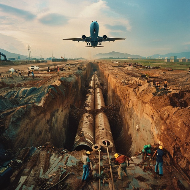 Khám phá đường ống dài 21km xuyên lòng đất nối tới Khám phá đường ống dài 21km xuyên lòng đất nối tới