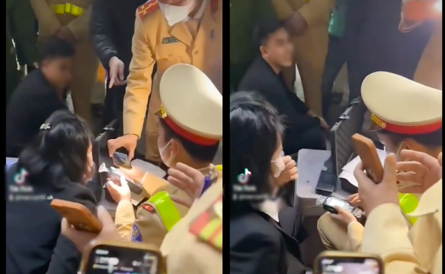 Clip tranh cãi với xe máy sau va chạm, nữ tài xế ô tô lộ vi phạm nồng độ cồn kịch khung- Ảnh 2. Clip tranh cãi với xe máy sau va chạm, nữ tài xế ô tô lộ vi phạm nồng độ cồn kịch khung- Ảnh 2.