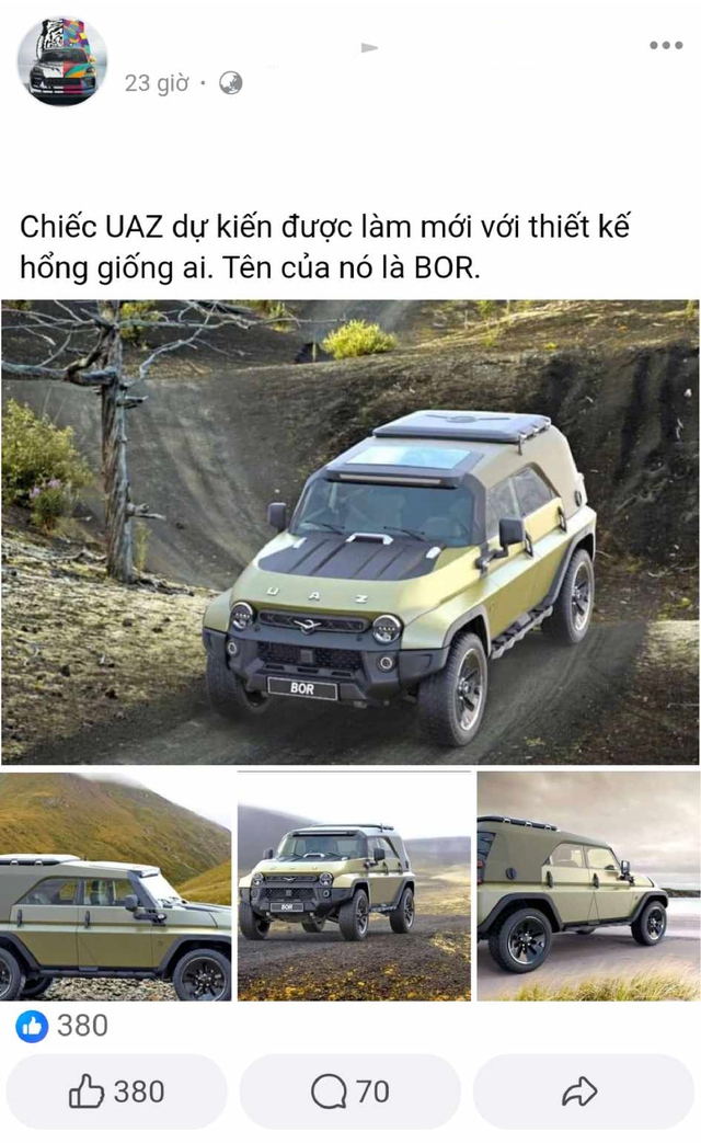 Xe UAZ lạ bất ngờ xuất hiện, CĐM Việt hết lời khen đẹp, lực, chất: Bao giờ bán?- Ảnh 1.