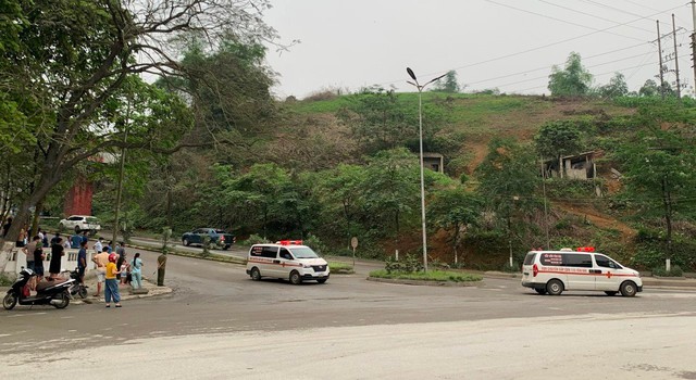 Hiện trường vụ tai nạn nghiêm trọng khiến 7 công nhân tử vong ở nhà máy xi măng Yên Bái- Ảnh 5. Hiện trường vụ tai nạn nghiêm trọng khiến 7 công nhân tử vong ở nhà máy xi măng Yên Bái- Ảnh 5.