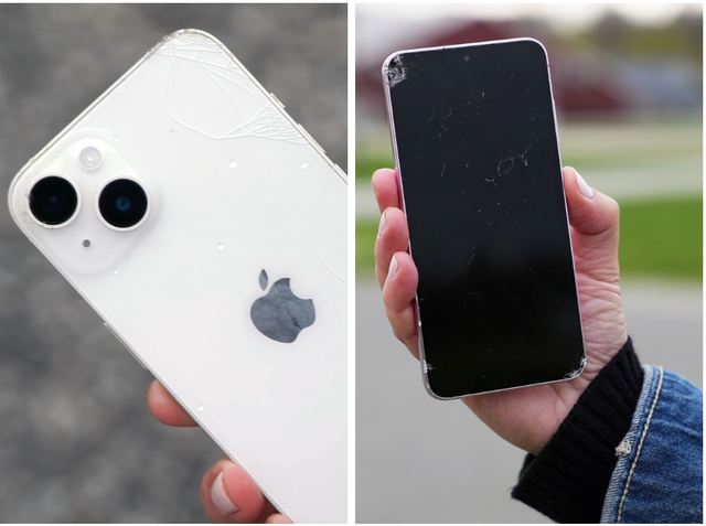 Thử nghiệm thả rơi iPhone 14 và Galaxy S23 từ độ cao 100m: Bất ngờ thay, mẫu điện thoại này vẫn dùng tốt- Ảnh 3. Thử nghiệm thả rơi iPhone 14 và Galaxy S23 từ độ cao 100m: Bất ngờ thay, mẫu điện thoại này vẫn dùng tốt- Ảnh 3.