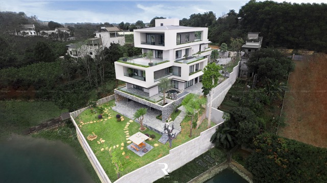 Siêu biệt thự sườn đồi 2.500m2 của đại gia bất động sản: Lưng tựa sơn, mặt hướng thủy, riêng TV đã 3 tỷ- Ảnh 1. Siêu biệt thự sườn đồi 2.500m2 của đại gia bất động sản: Lưng tựa sơn, mặt hướng thủy, riêng TV đã 3 tỷ- Ảnh 1.